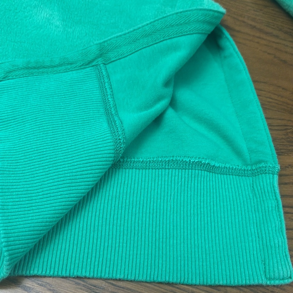 AERIE Fuzzy Green Sweater - Picture 7 of 10